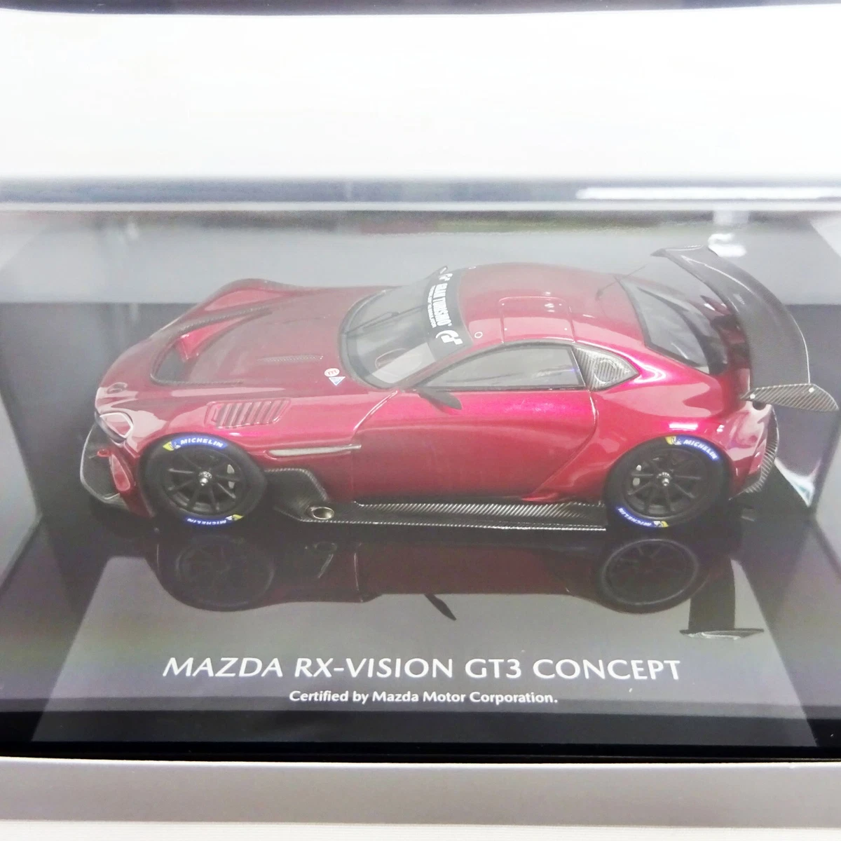 1/43 MAZDA RX-VISION GT3 CONCEPT Soul Red Crystal Gran Turismo Model Car NEW