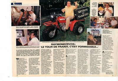 Coupure de presse Clipping 1986 Raymond Devos      (2 pages)