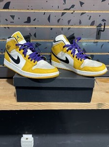 aj1 lakers mid