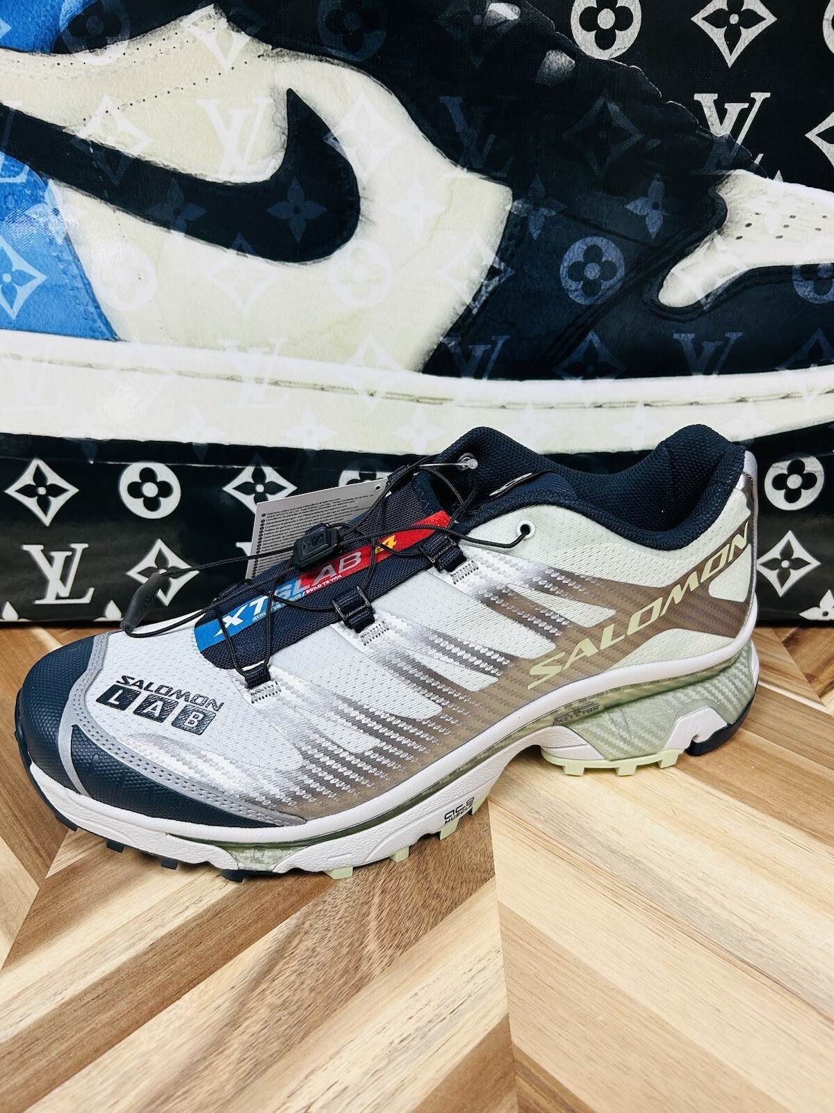Salomon XT 4 OG Uomo Taglia 12 Grigio Verde Ronnie Fieg Kith Sandy Liang