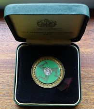 1995 MGP Lightweight 125cc Isle of Man TT Competitor Finisher's Medal &Case box