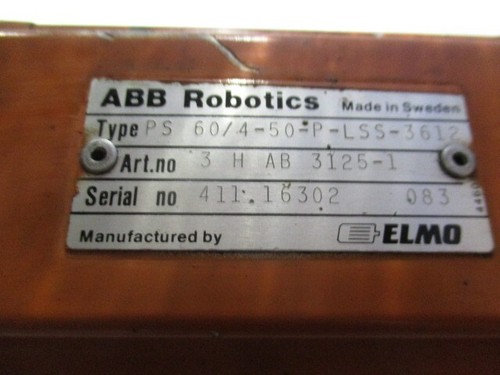 ABB Robotics Servomotor Type 60/4-50-P-LSS-3823 (3HAB 3125-1) - inkl. 19% MwSt. - Picture 2 of 2