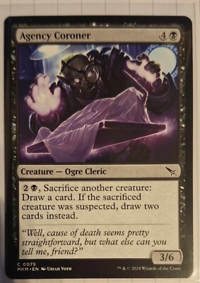 MTG - Agency Coroner - Common 75 - Murders at Karlov Manor