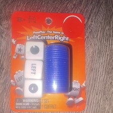 Spin Master Left Center Right Portable Dice Game, Strategy, Ages 8+, 2 Players