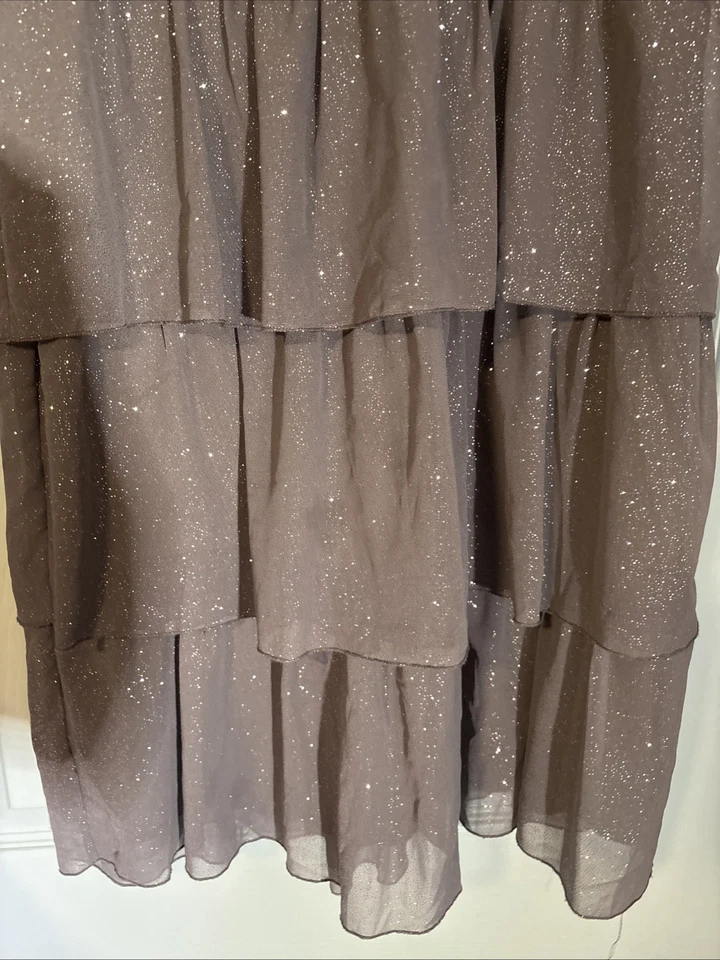 Justice Girls Sz 18 Sequined/glutter Party Dress - Image 4 of 4