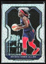 Myisha Hines-Allen 2021-22 Panini Prizm WNBA Mojo /25 #40 Washington Mystics