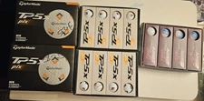 48 NEW 5A TAYLORMADE TP5X Pix HIGH VISIBILITY Golf Ball +12 Tour Response Stripe