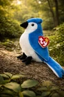 🐦 Ty Beanie Baby Rocket™ the Blue Jay (1997) – Vintage Collectible