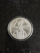 World of Dragons  Welsh GSM Golden State Mint 2nd in Series 1 oz Silver