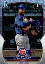 2023 Bowman Chrome #BCP-219 Adan Sanchez Prospects Mojo Refractor