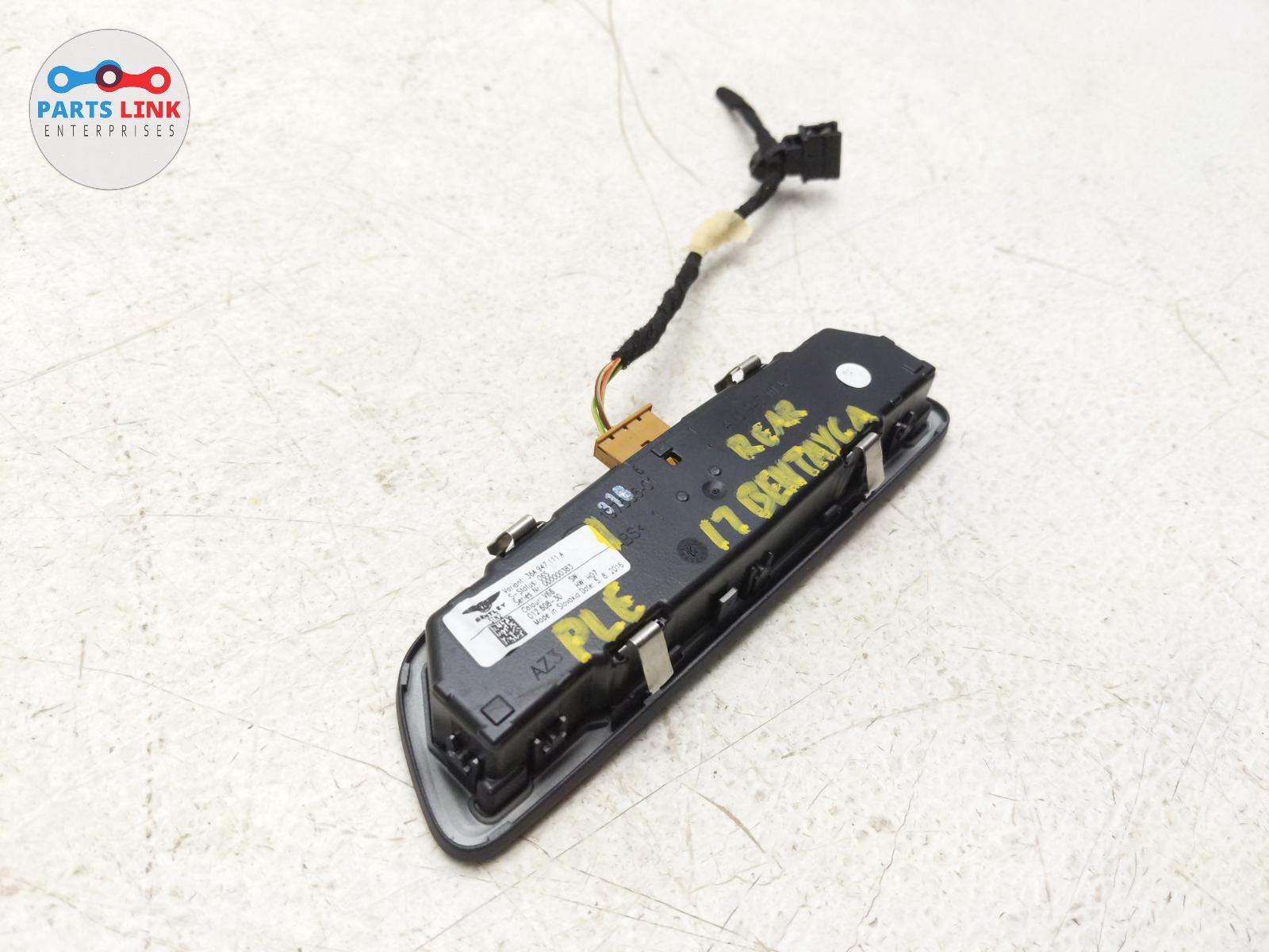 2016-2020 BENTLEY BENTAYGA REAR ROOF READING DOME MAP OVERHEAD LIGHTS LAMP ASSY