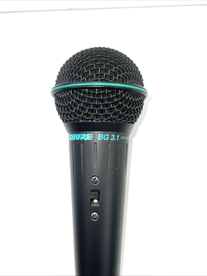 Shure BG 3.1 Dynamic Microphone Cardioid Handheld Tested Working