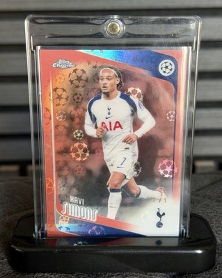 Topps Chrome Ucc Logofractor 2025/26 Xavi Simons 1/1 Spurs Tottenham