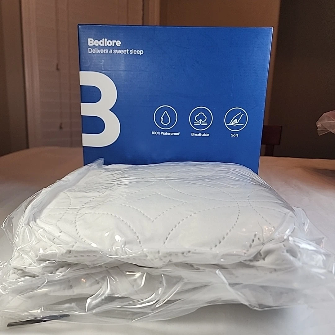 BEDLORE Waterproof Mattress Protector, FULL Size Noiseless Mattress Pad