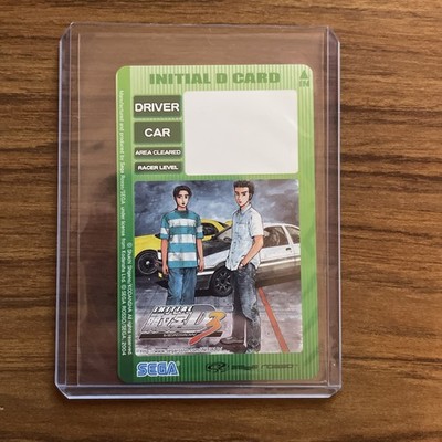 New Unused Unregistered English SEGA Initial D Card Arcade Stage Version 3  NOS
