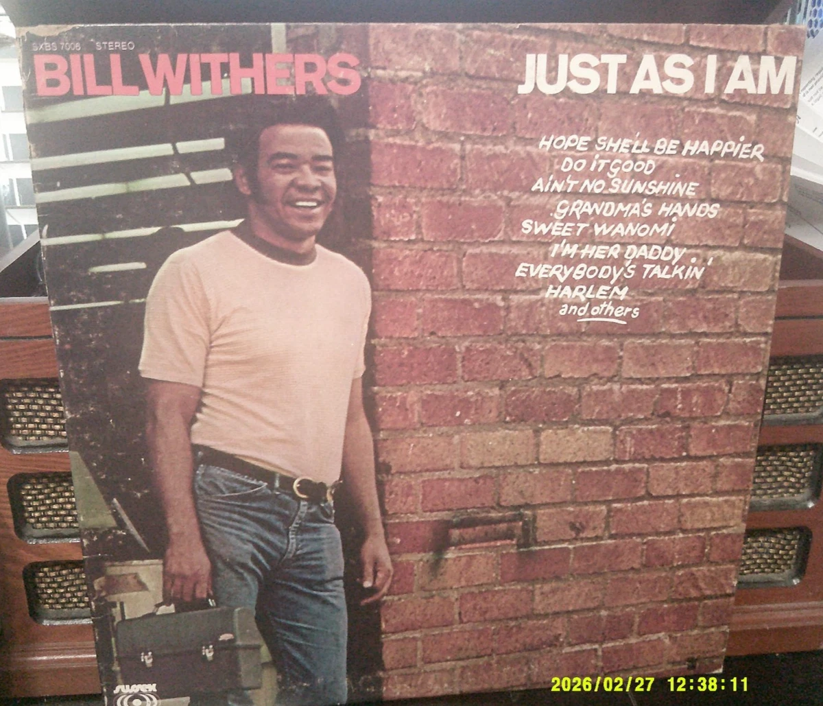 RARE BILL WITHERS Just As I Am LP SUSSEX SXBS-7006 US 1971 FUNK