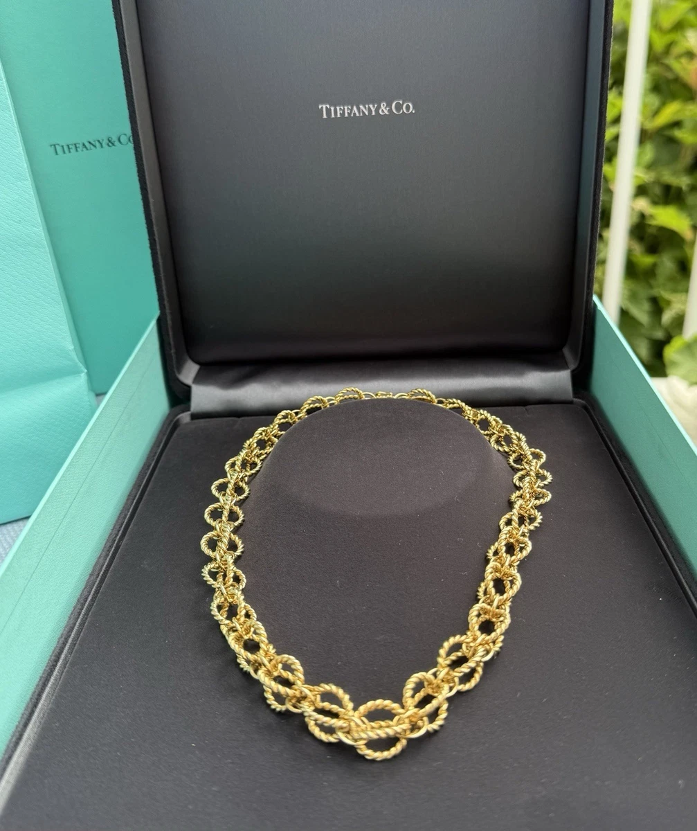 Tiffany & Co. 18k Yellow Gold Chain Fine Jewelry for Sale - eBay