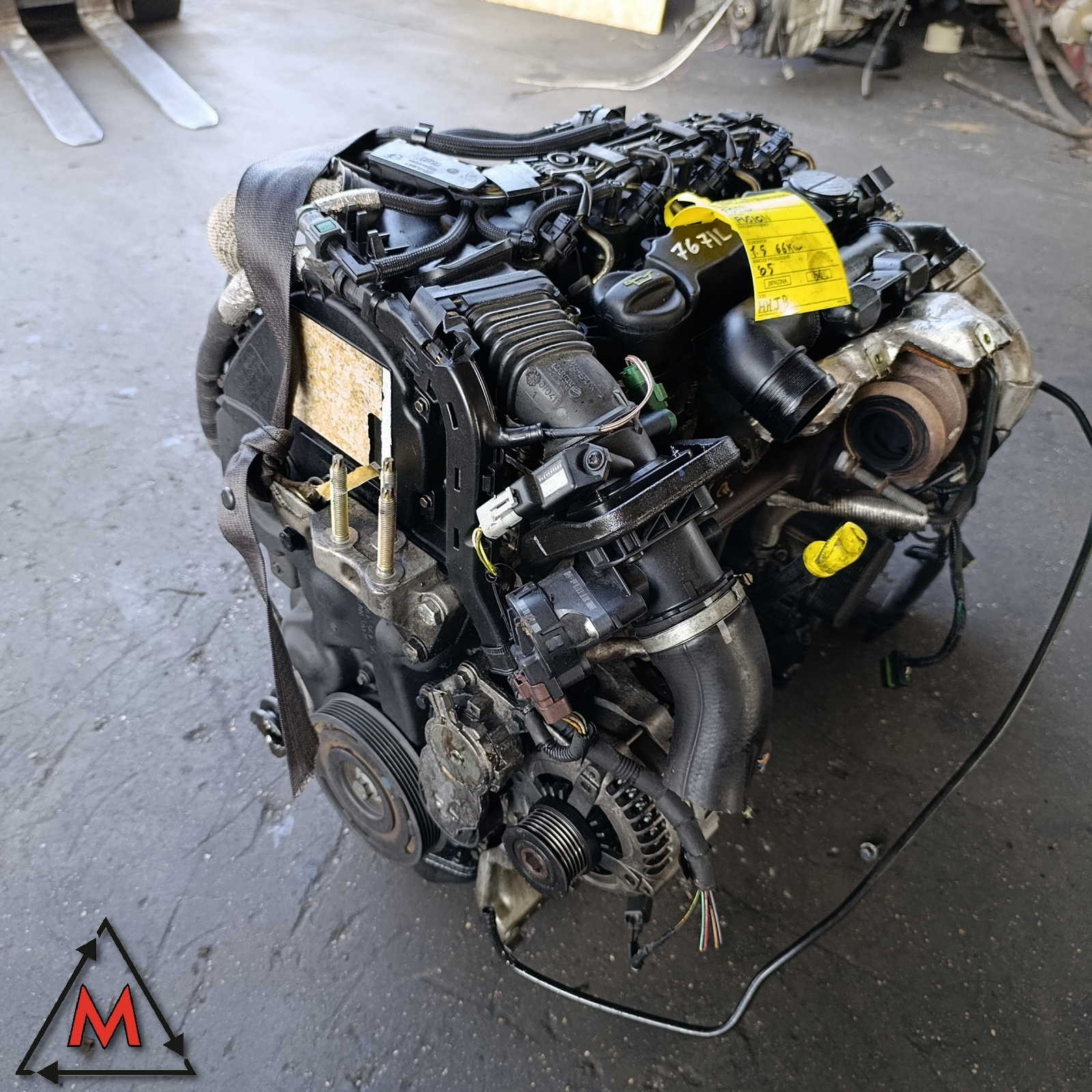 Motore HHJB per FORD FUSION Mk1 2002-2006 1.6 DIESEL 66kW usato (123338)
