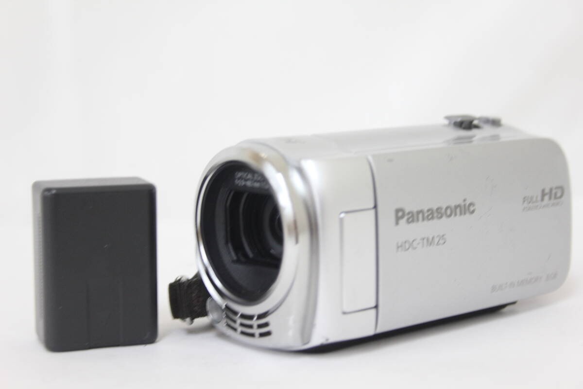 Panasonic　HDC-TM25 Panasonic HDC-TM25 Camcorder 16.8X Optical Zoom, Return Guarantee