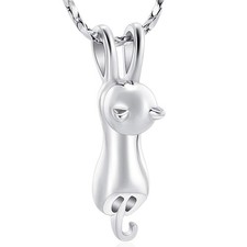 Pet Cremation Jewelry for Ashes Memorial Ash Jewelry Keepsake Cat Urn Penda - 01
