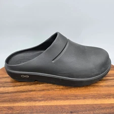 Oofos Oocloog Shoes Women's 9 Black Slip On Clogs Comfort Sport Recovery