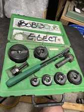 Greenlee 7238SB Slug-Buster Knockout Punch Set, Ratchet Wrench, 6 Die's 1/2"-2"