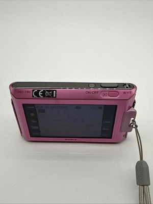 PINK SONY CYBER-SHOT DSC-T90 DIGITAL CAMERA 12.1MP + 1GB MS DUO