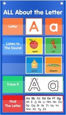 All About Letter Pocket Chart Letter of The Day/Week Educational Classroom