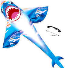 Kites for Kids and Adults, Easy to Fly for Beach, Single Line Kite Set for Begin