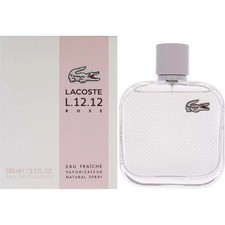 Lacoste L.12.12 Rose Eau Fraiche by Lacoste for her EDT 3.3 / 3.4 oz New in Box