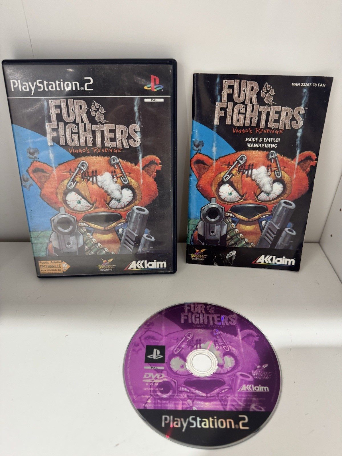 PS2 Fur Fighters : Viggo’s Revenge Jeu PlayStation 2 Vidéo Game Occasion