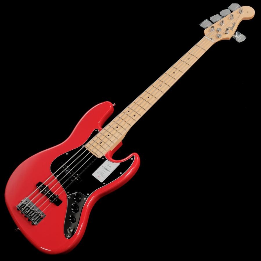 ベース Fender japan hybrid II jazz bass v Fender Made in Japan Hybrid II Jazz Bass V Modena Red with gig bag