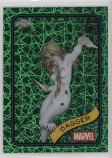 2025 Topps Chrome Marvel Comics Hulk Green Lazer Refractor 25/99 Dagger #63 1fh2