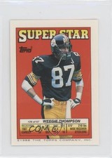 1988 Super Star Sticker Back Cards Weegie Thompson Darrell Green Jerry Rice a9e