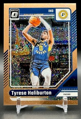 2024-25 Donruss Optic Tyrese Haliburton Copper Glitter /99 #215 - Indiana Pacers