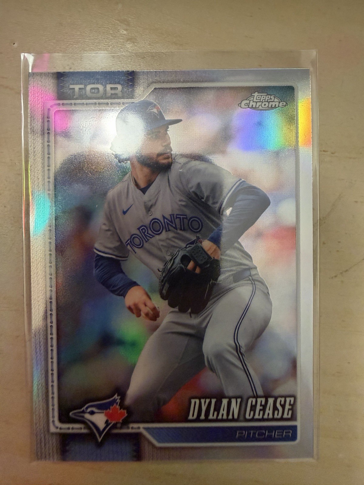 2026 Topps Chrome Refractor Dylan Cease #208 Toronto Blue Jays
