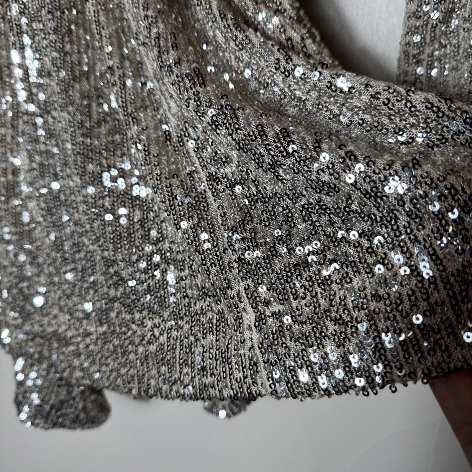 Sofia Womens Small/medium Sequin Tie Jacket Lined… - image 6