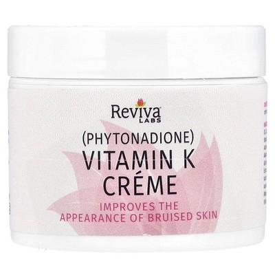 Reviva Labs Vitamin K Creme 1 5 oz 42 g Cruelty-Free, Not Tested on Animals,