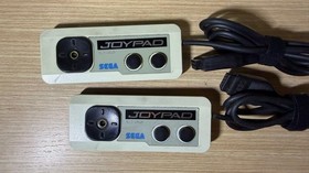 READ INFO- Sega Mark III Console + AV Scart Cable + Game