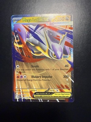 Pokemon TCG Mega Latias ex 100 132 Mega Evolution Holo Card