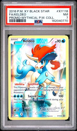 Keldeo graded PSA 7 for sale on eBay