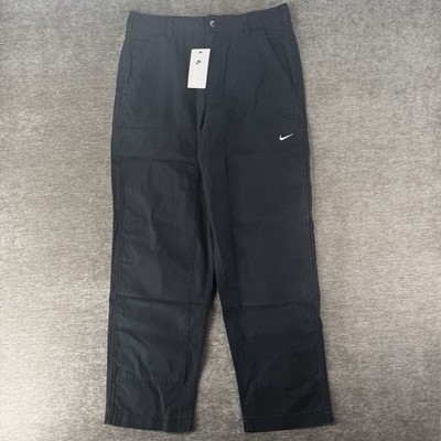 Nike Life Double Panel Heavyweight Loose Pants Black Men's Size 32x32 DQ5179-010