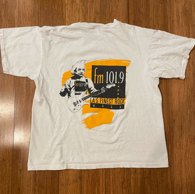 KSCA 101.9 ''LA's Finest Rock'' Einstein Vintage Music Radio T-Shirt Men's Large