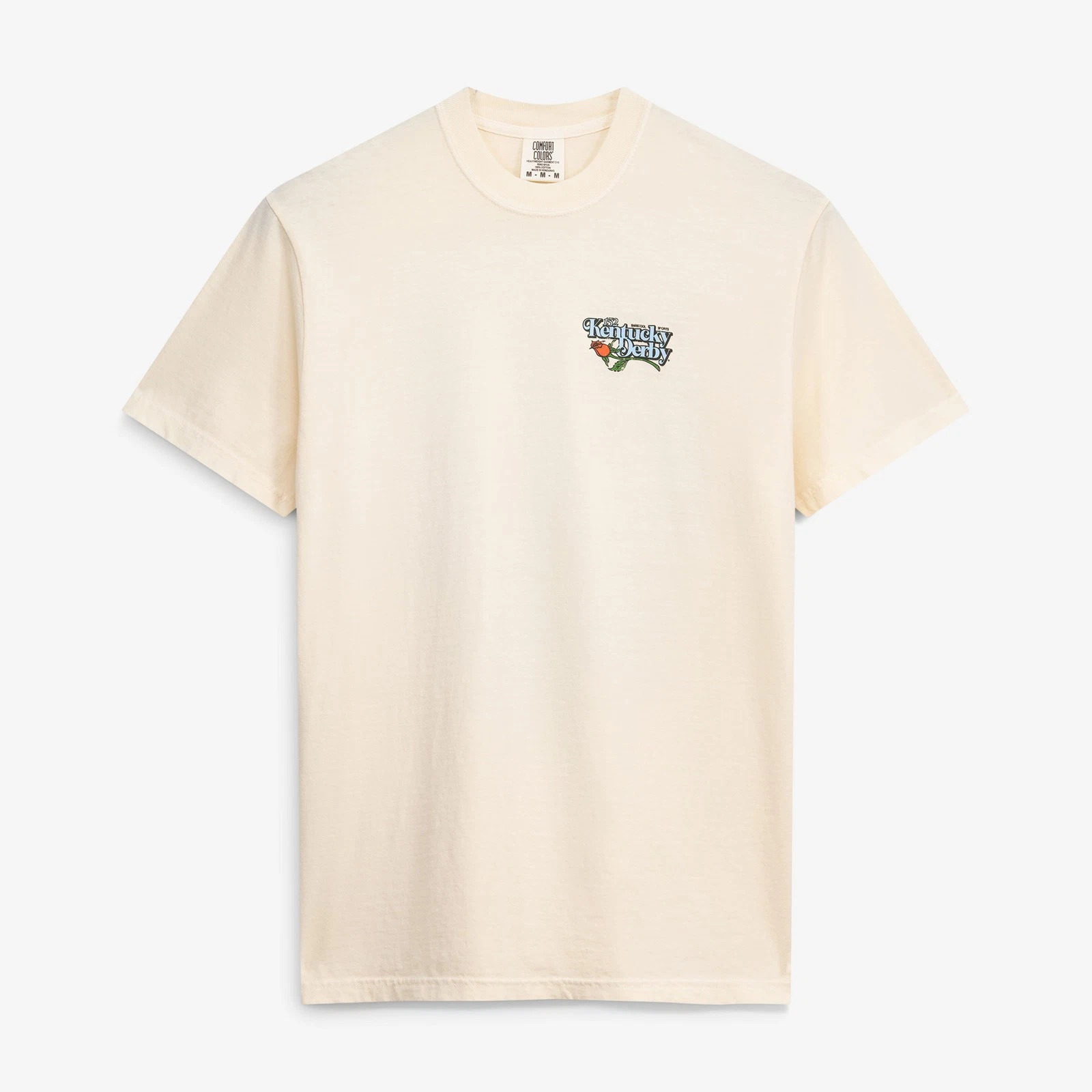 Men's Barstool Golf  Cream 152nd Kentucky DerbyDerby T-Shirt