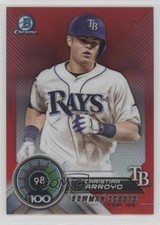 2018 Bowman Scouts' Top 100 Red Refractor 2/5 Christian Arroyo #BTP-98 1e5