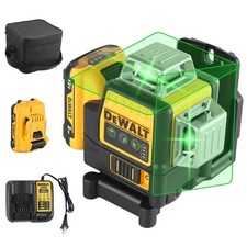 DeWalt DW089LG 12V Green Line 3 x 360 Laser Level Laser  Battery  Charger -USA