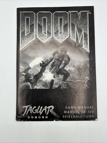 Doom (Atari Jaguar 64-Bit, 1994) - CIB Complete In Box With Manual