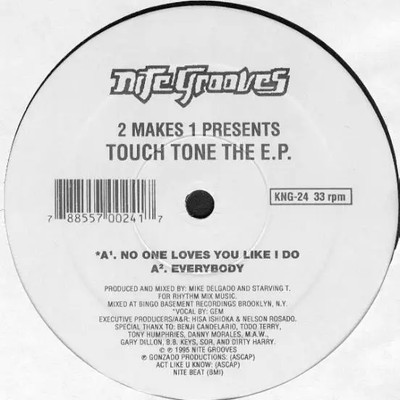 2 Makes 1 Touch Tone The EP Vinyl Single 12inch NEAR MINT nite grooves