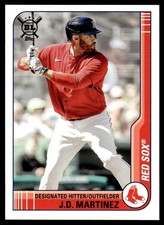2021 Topps Big League J.D. Martinez Boston Red Sox #73 11076