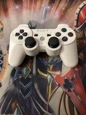 Sony Playstation 3 PS3 Sixaxis DualShock 3 Controller-White-OEM NOT WORKING FPOR